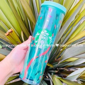 💚LAST ONE💚Starbucks Monstera Leaf Summer Water Bottle